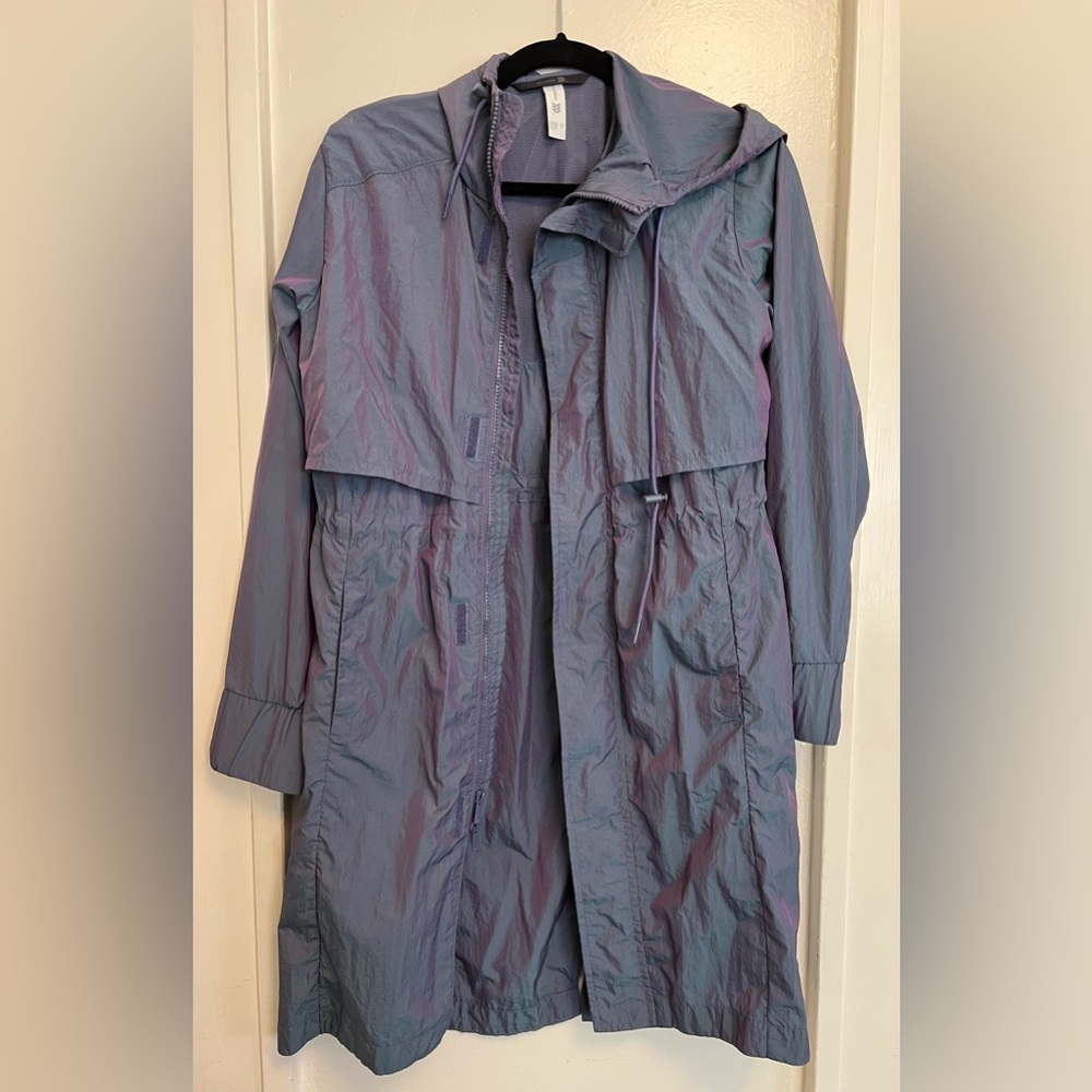 All In Motion iridescent trench coat